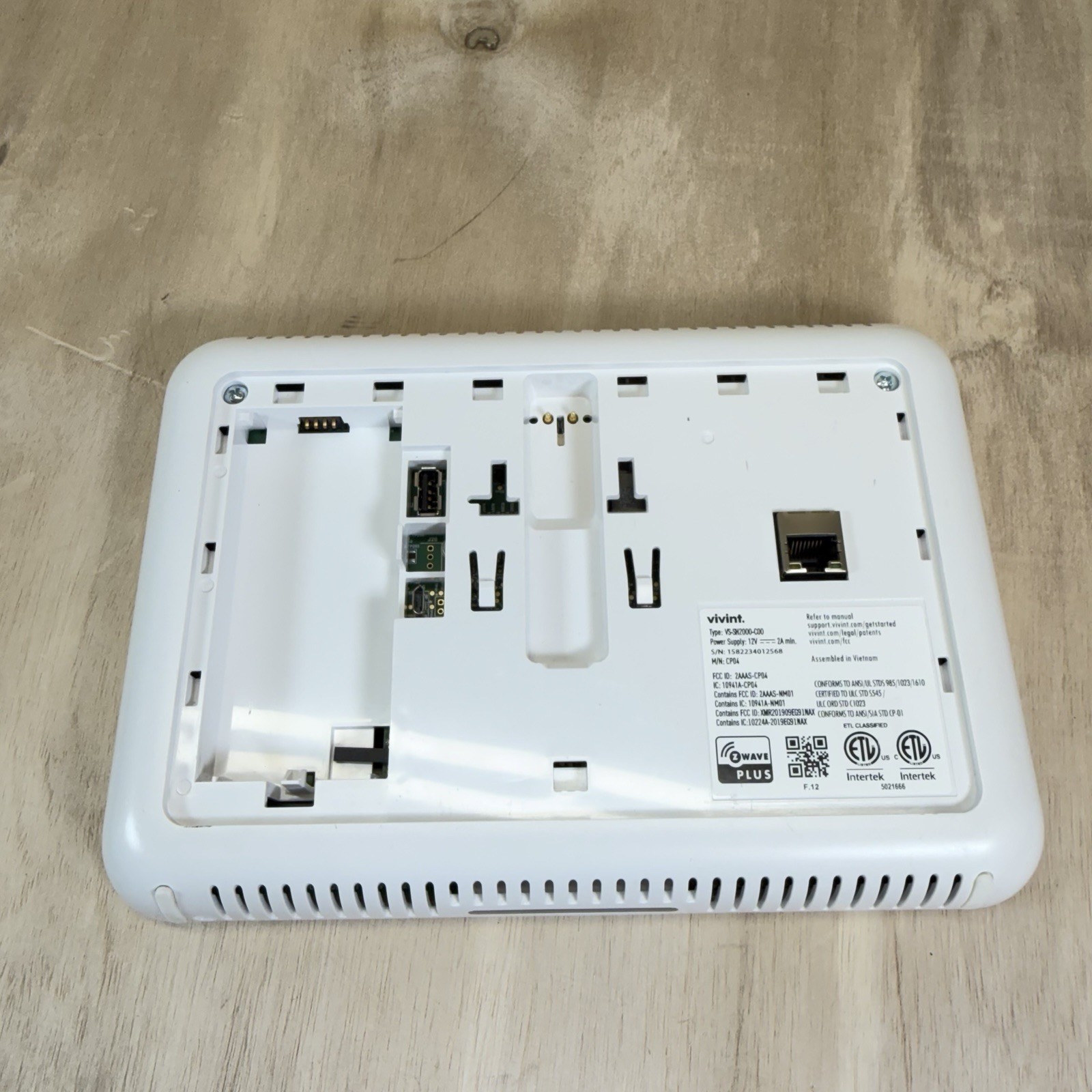 Vivint Smart Home Touchscreen Control Panel VS-SH2000-C00