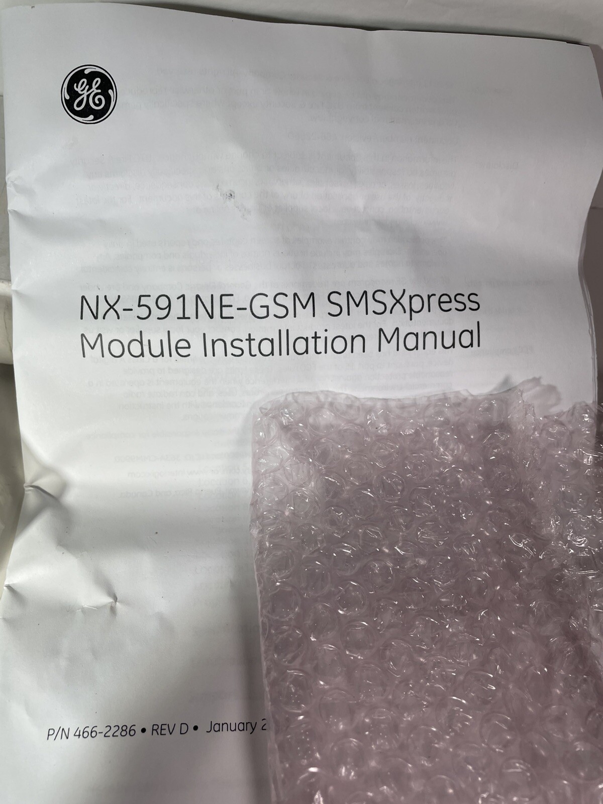 Interlogix NX-591E-GSM GE NetworX Cellemetry Module GSM – NOB