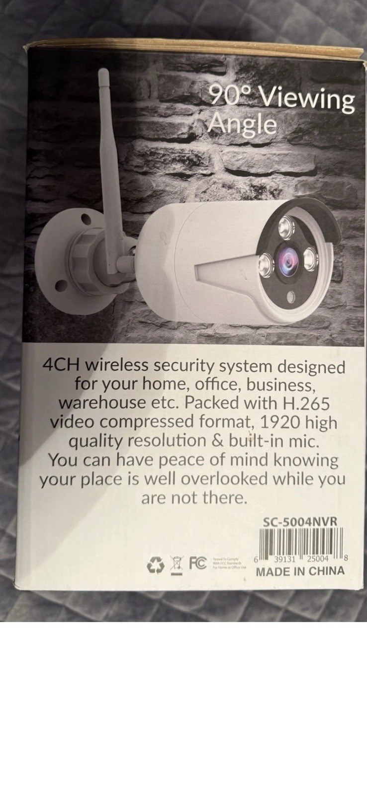 Supersonic SC-5004NVR 4CH 4-Cam 1080p Wireless/WiFi Night Vision 1TB