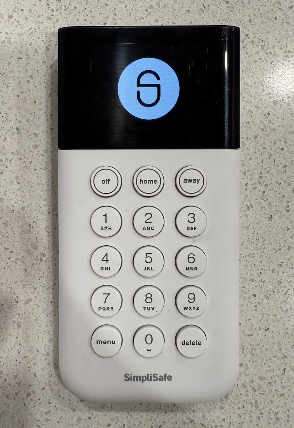 SimpliSafe Home Security System Base Station SSBS3 with Keypad SSKP3 & Remote
