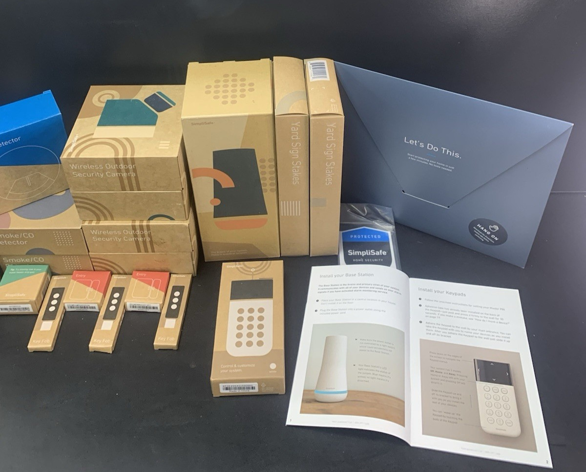 SIMPLISAFE HOME SECURITY 16PC+ CUSTOM BUNDLE – NEVER USED!