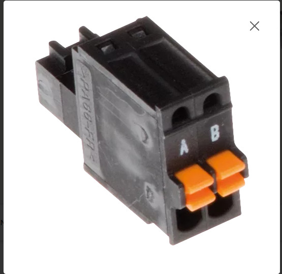 Axis Conn Kit M7116 2117025 Connector A 2-pin 2.5 Straight, 10 pcs 5505-261