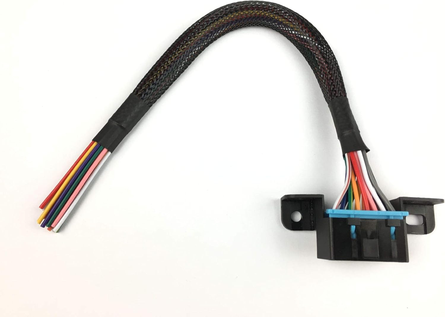 16PIN J1962F OBD2 Female to Open Cable OBDII Dash Port Pigtail Fixed Wire Harnes