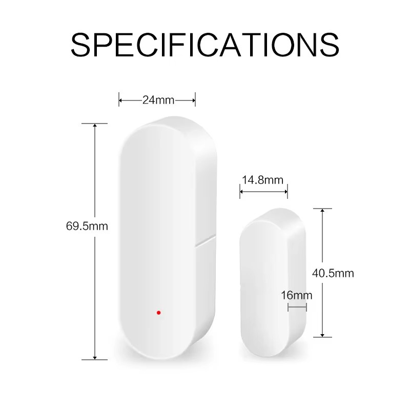 Zigbee Smart Door Window Sensor Smart Home Open/Closed Detectors EWeLink App Con