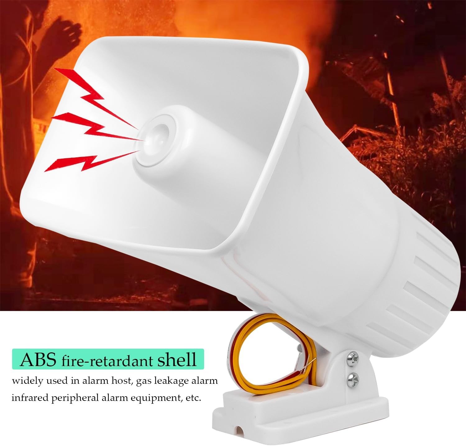 Outdoor Siren Speaker With 150 High Decibels, Security Horn, 12v Alarm System…
