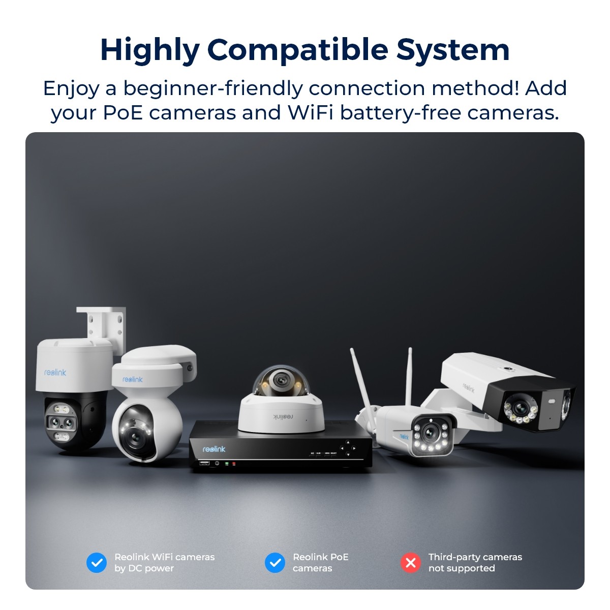Reolink RLK8-800V4 4K Outdoor IK10 PoE Surveillance System with Smart Detection