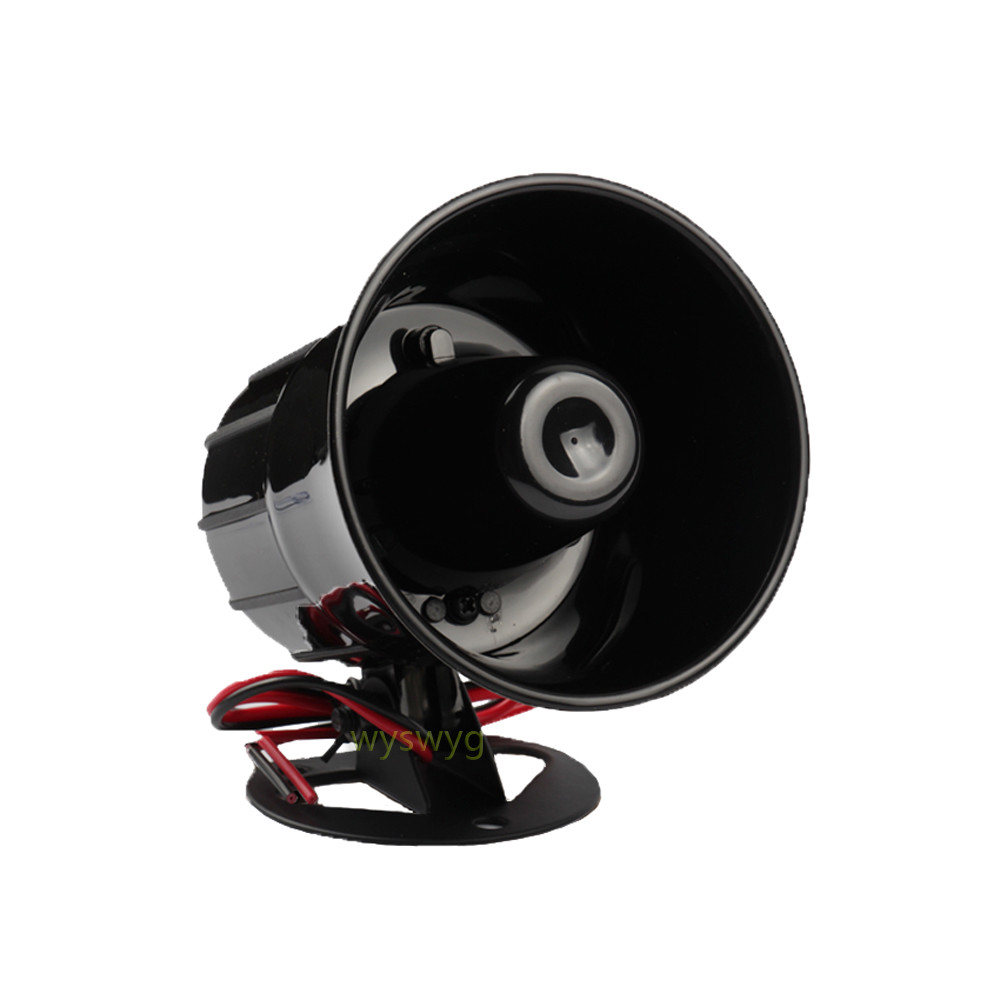 DC12V Alarm Alert Speaker Buzzer Horn 125dB For Secure Alarm System Angle adjust