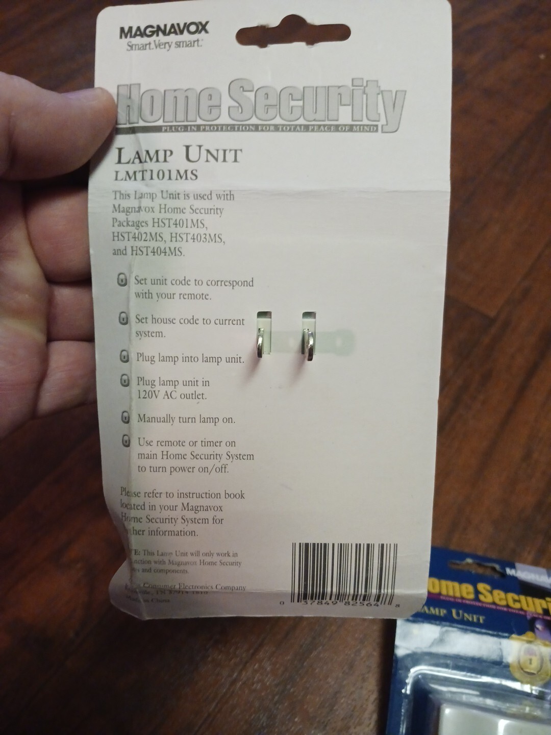2 MAGNAVOX HOME SECURITY APPLIANCE UNIT & LAMP UNIT LMT101MS SMART