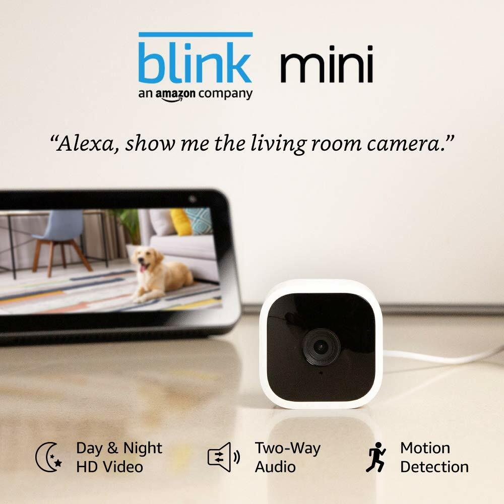 Blink Mini – Compact indoor plug-in smart security