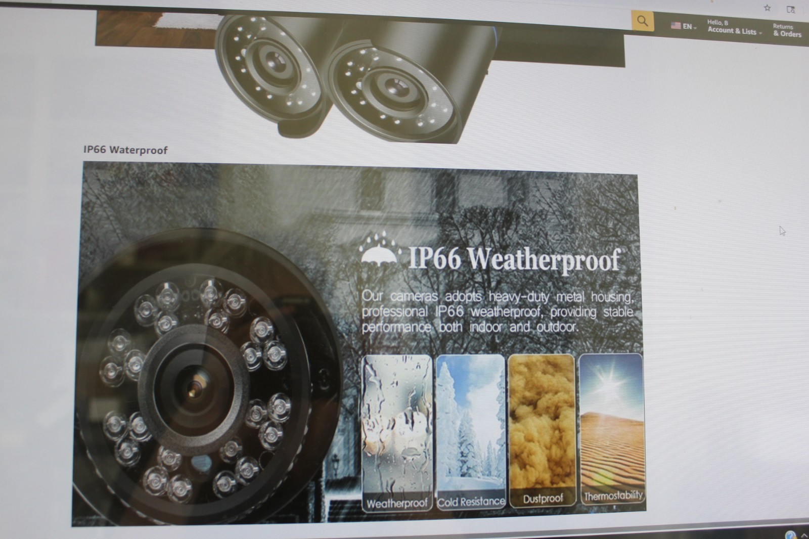 New 3000TVL Home Security System Surveillance DVR 4 Night Vision Cameras Kit