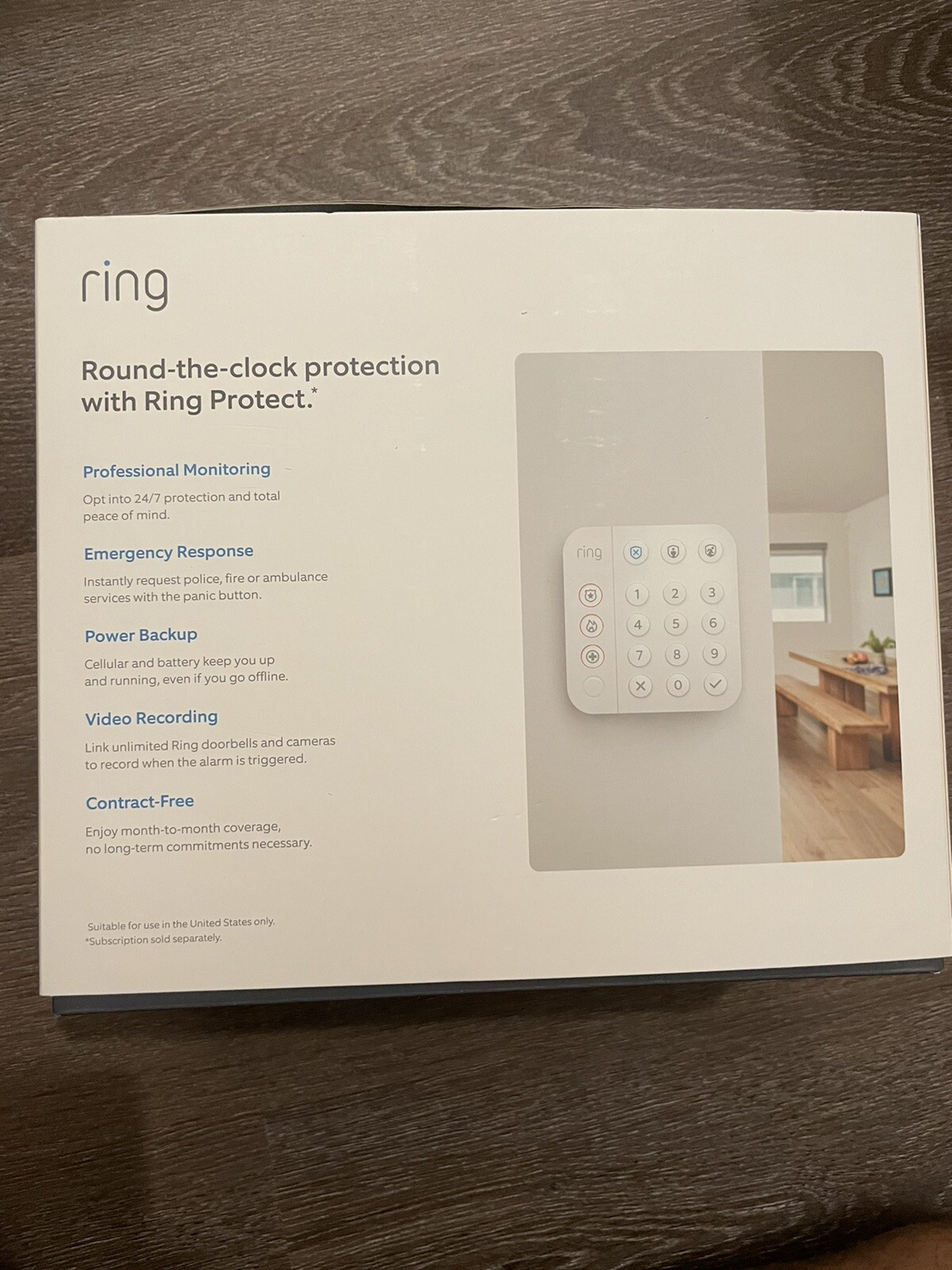 Ring Alarm 8-Piece Security Kit – White (4K18SZ-0EN0)