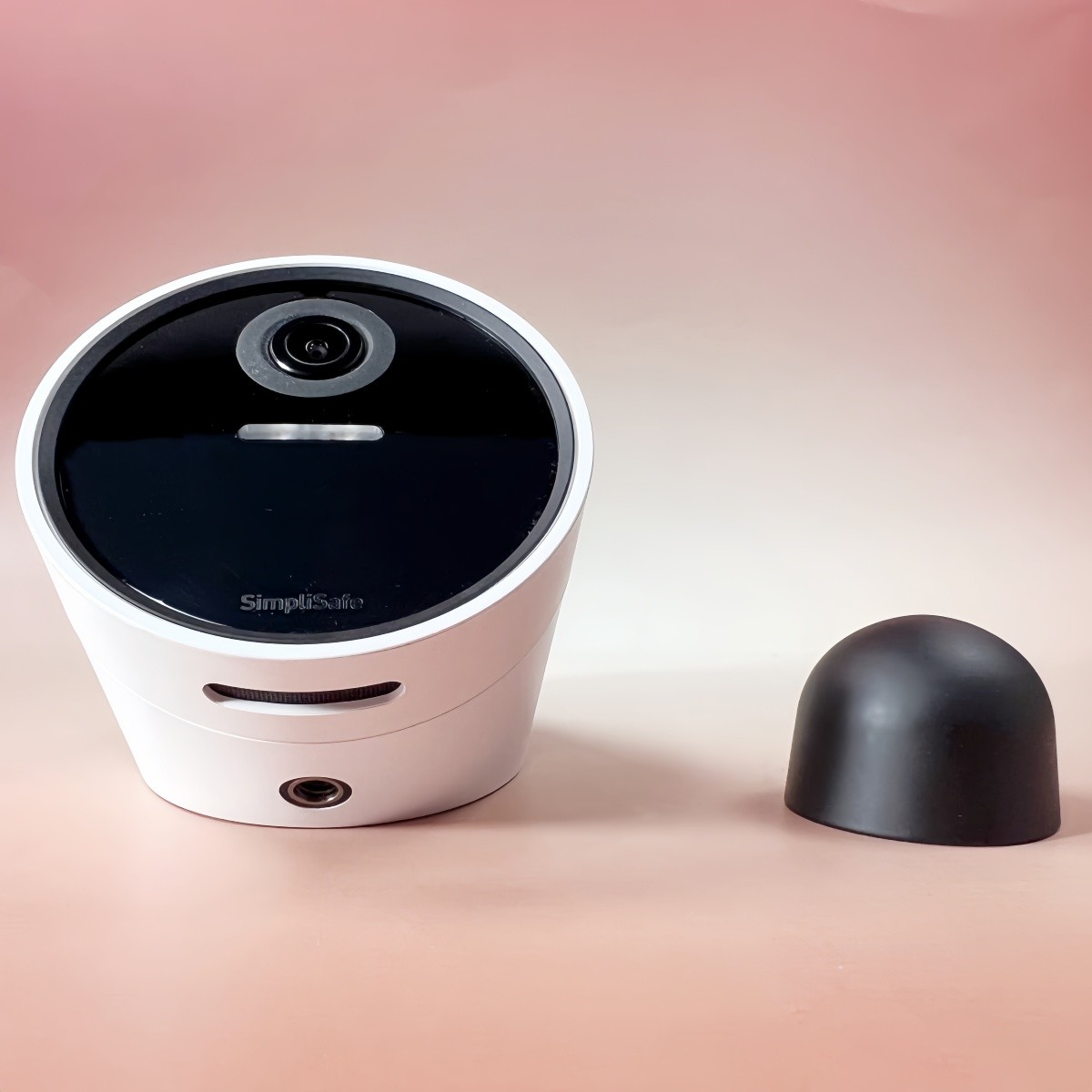 SimpliSafe Outdoor Wireless Security Camera 1080P HD Active Guard cam White