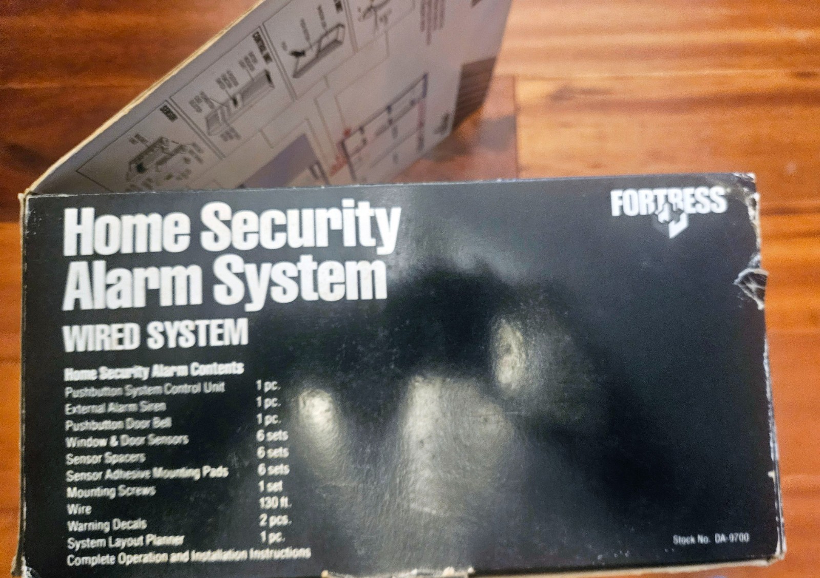 Vintage/rare Fortress Home Security Alarm System Wired DA-9700