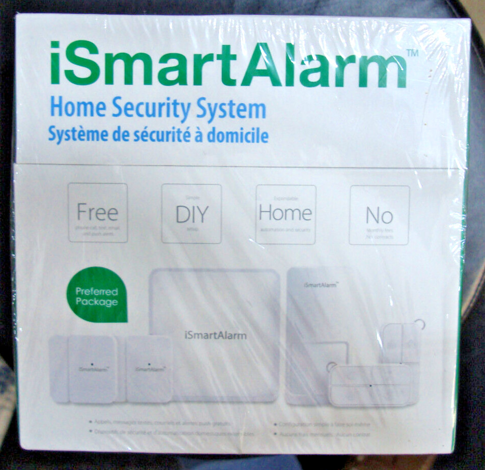 iSmartAlarm Home Security System – Preferred Package – SEALED In Original Wrap