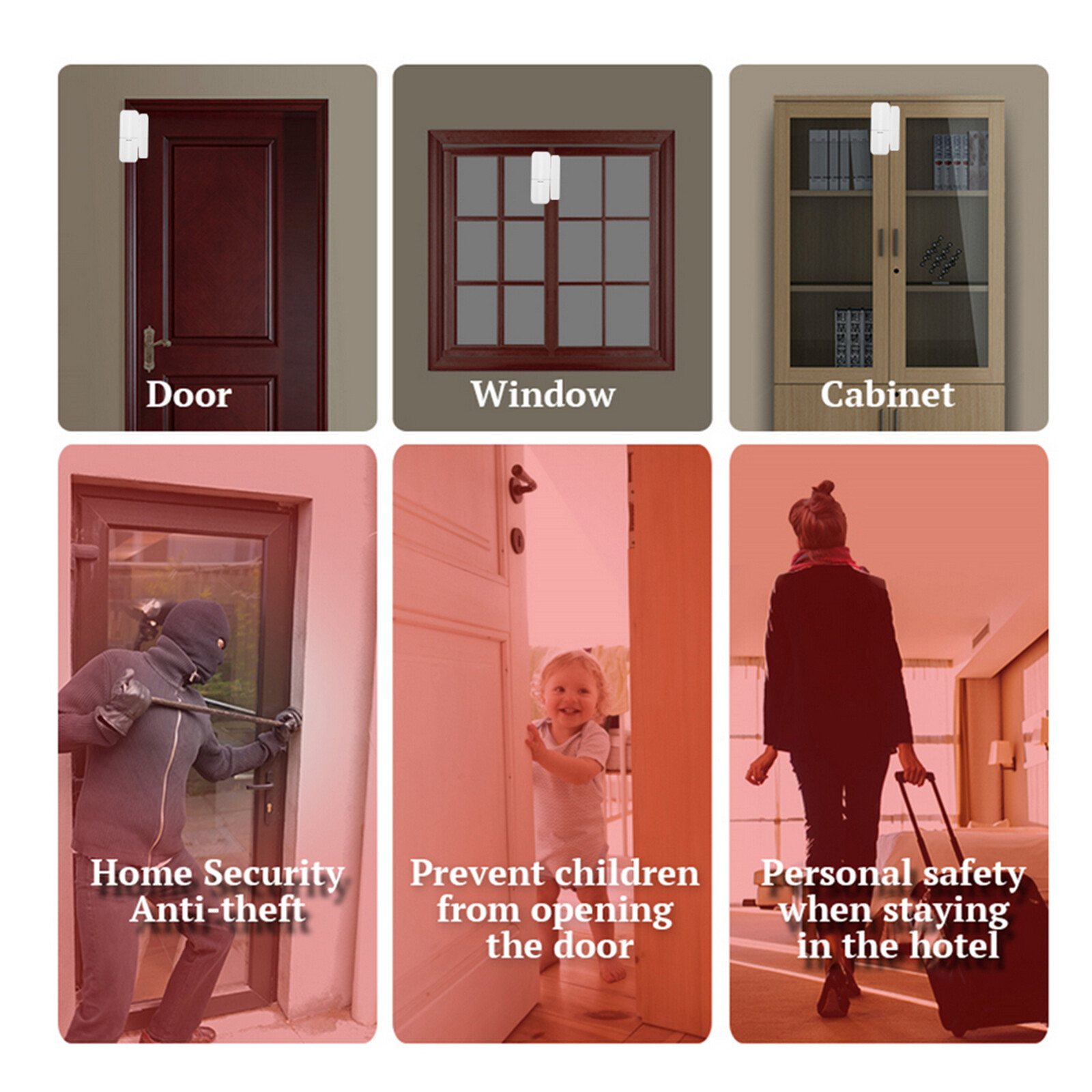 433Mhz Door Home -Theft System S4D6