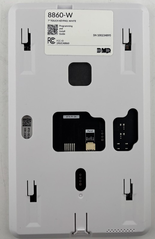 DMP 8860-W 7″ TOUCHSCREEN KEYPAD WHITE SECURITY PANEL