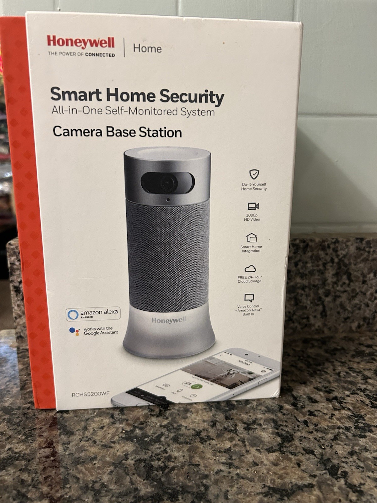 Honeywell Home RCHS5200WF Smart Home Security Camera Base Station