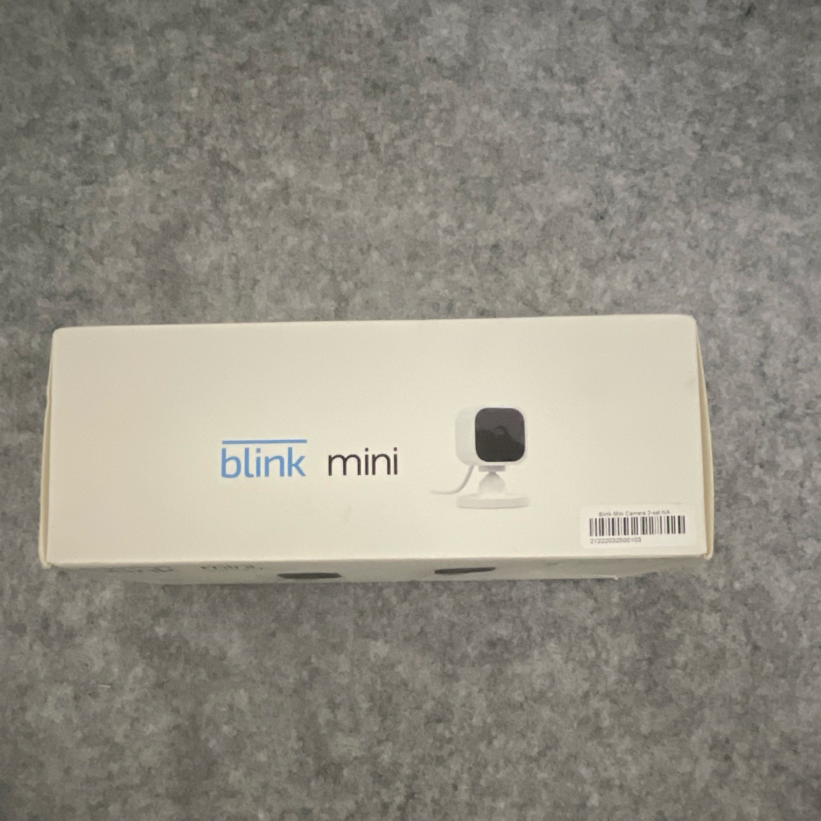 Blink Mini 2-Pack Indoor Wi‑Fi Smart Camera Alexa 1080p Motion Two‑Way White