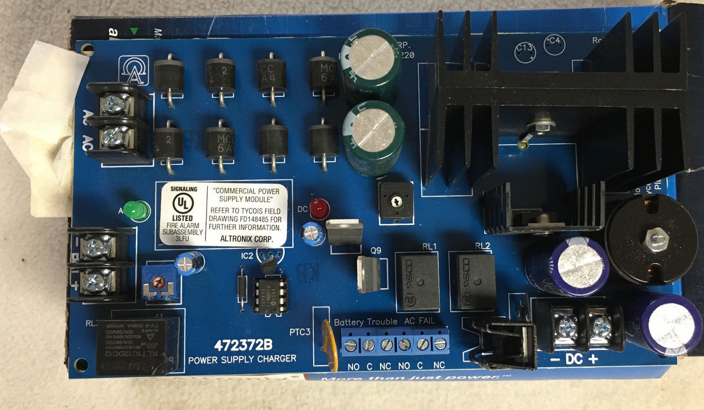 NEW Altronix SCN472372B Power Supply Charger (Tyco 472372B) FOCUS 200-B Alarm