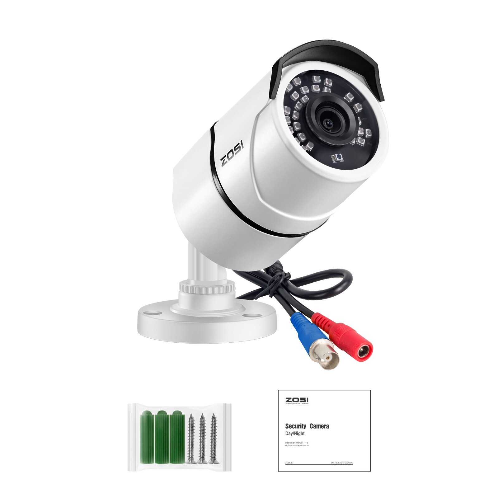 ZOSI 1080p CCTV HD Motion Detection Instant Alert Security Camera Remote Access