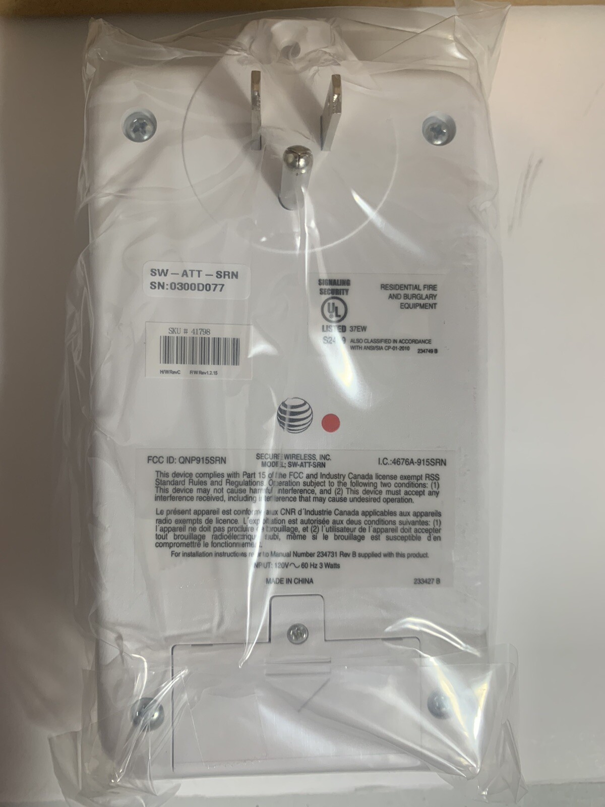 Lot of 12 AT&T Digital Life DLC-100 Security Siren SW-ATT-SRN