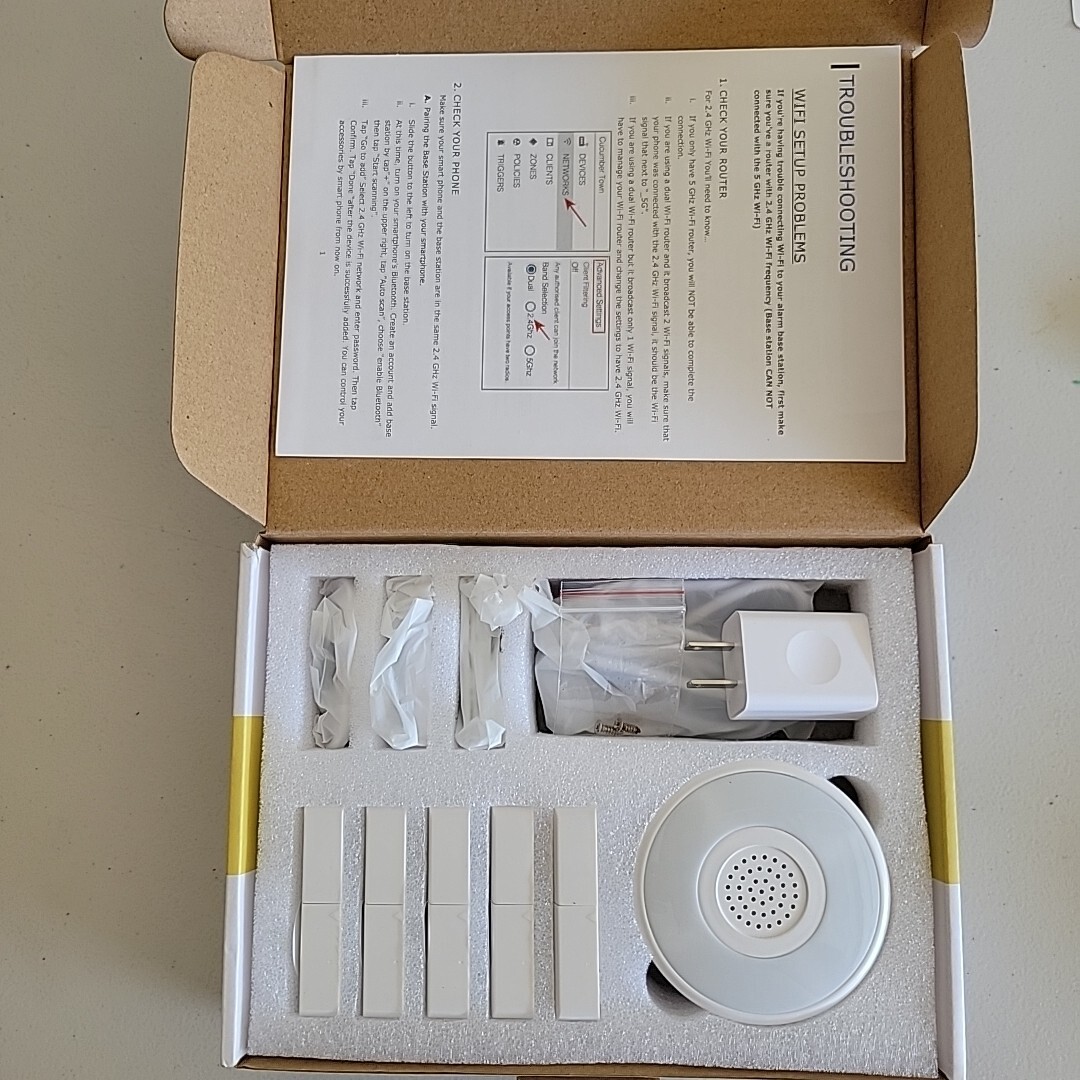 WiFi Door Alarm System, Wireless DIY Smart Home Security System, with Phone APP