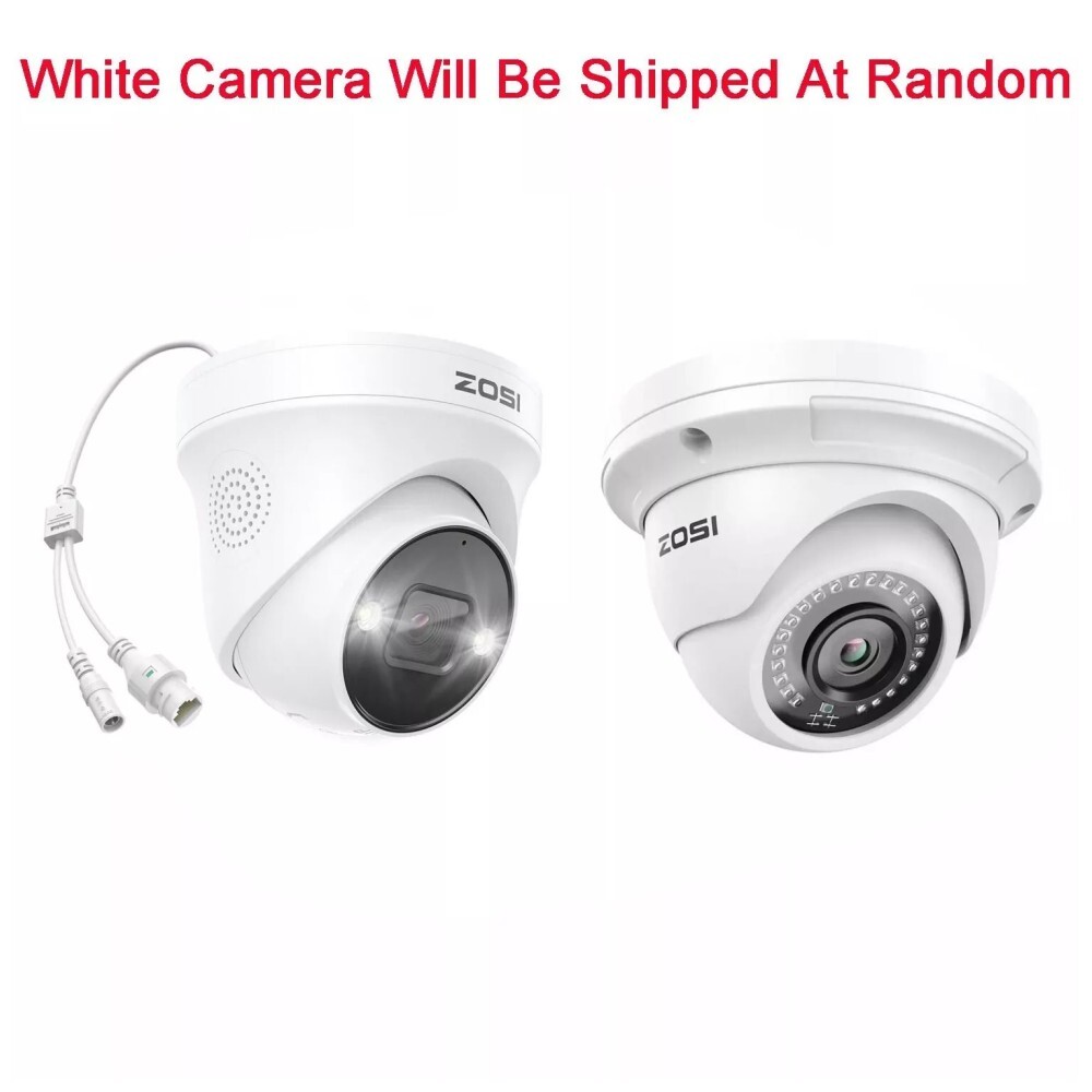 ZOSI H.265+ 5MP PoE Home Security Camera System Outdoor Motion Detection 2TB