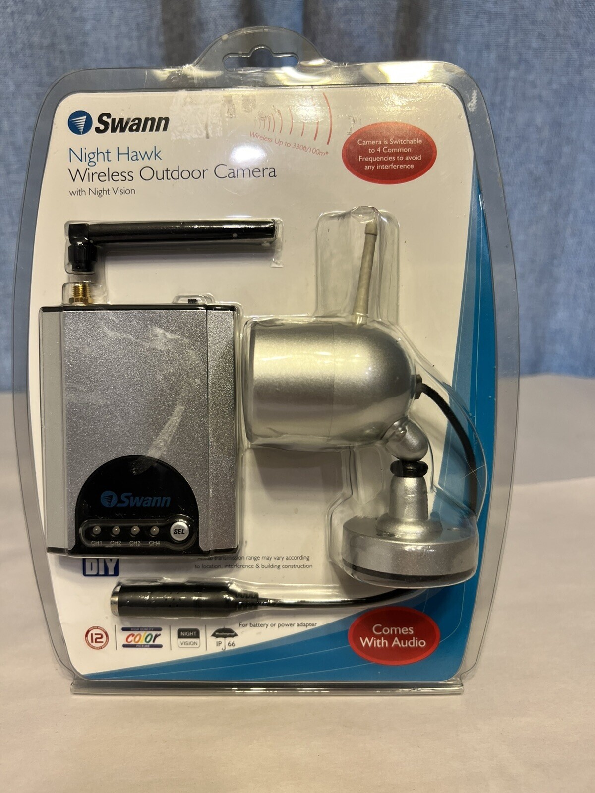 Swann Night Hawk Wireless Outdoor Camera & Receiver New in Original Package NEW