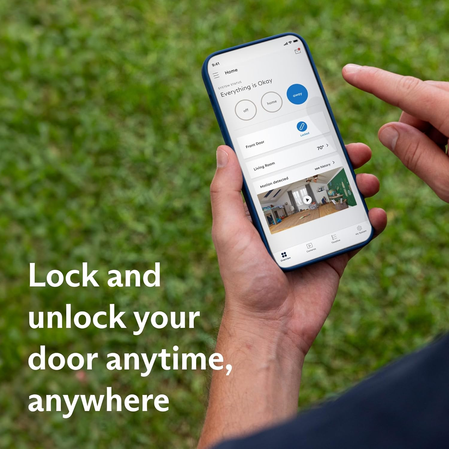 Smart Lock Series 2 (Black) for Gen 3 Home Security System – Enhanced Protection