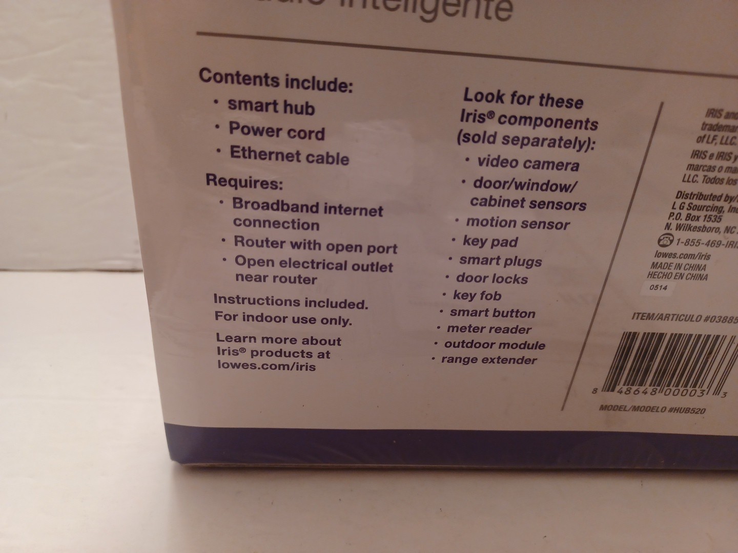 IRIS SAFE & SECURE COMPLETE #0388553 HOME SECURITY MANAGE SYSTEM NEW IN BOXES