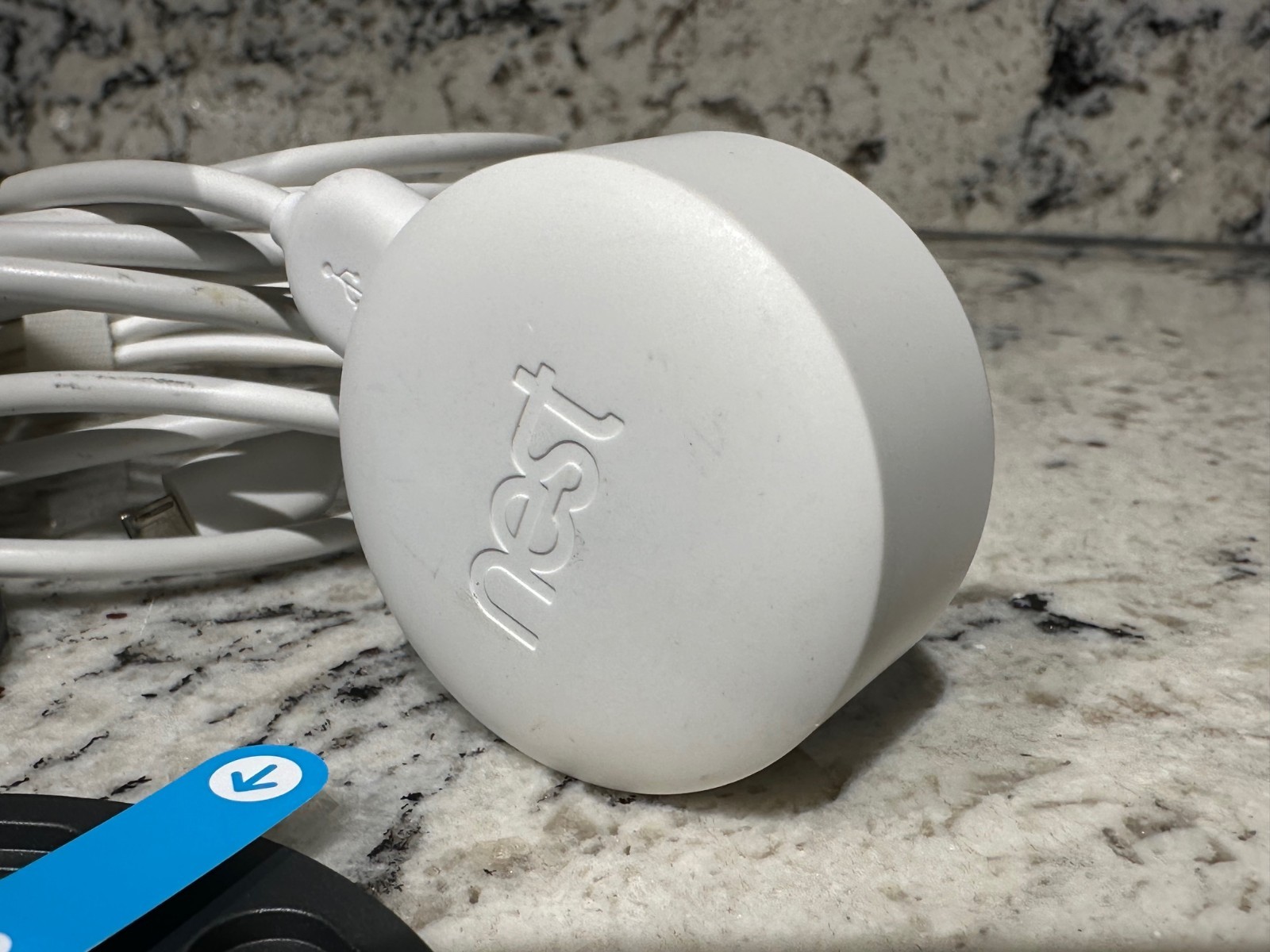 GOOGLE NEST Indoor Camera A0005 1st Gen Night Vision w/OG USB Metal Stand w/Base