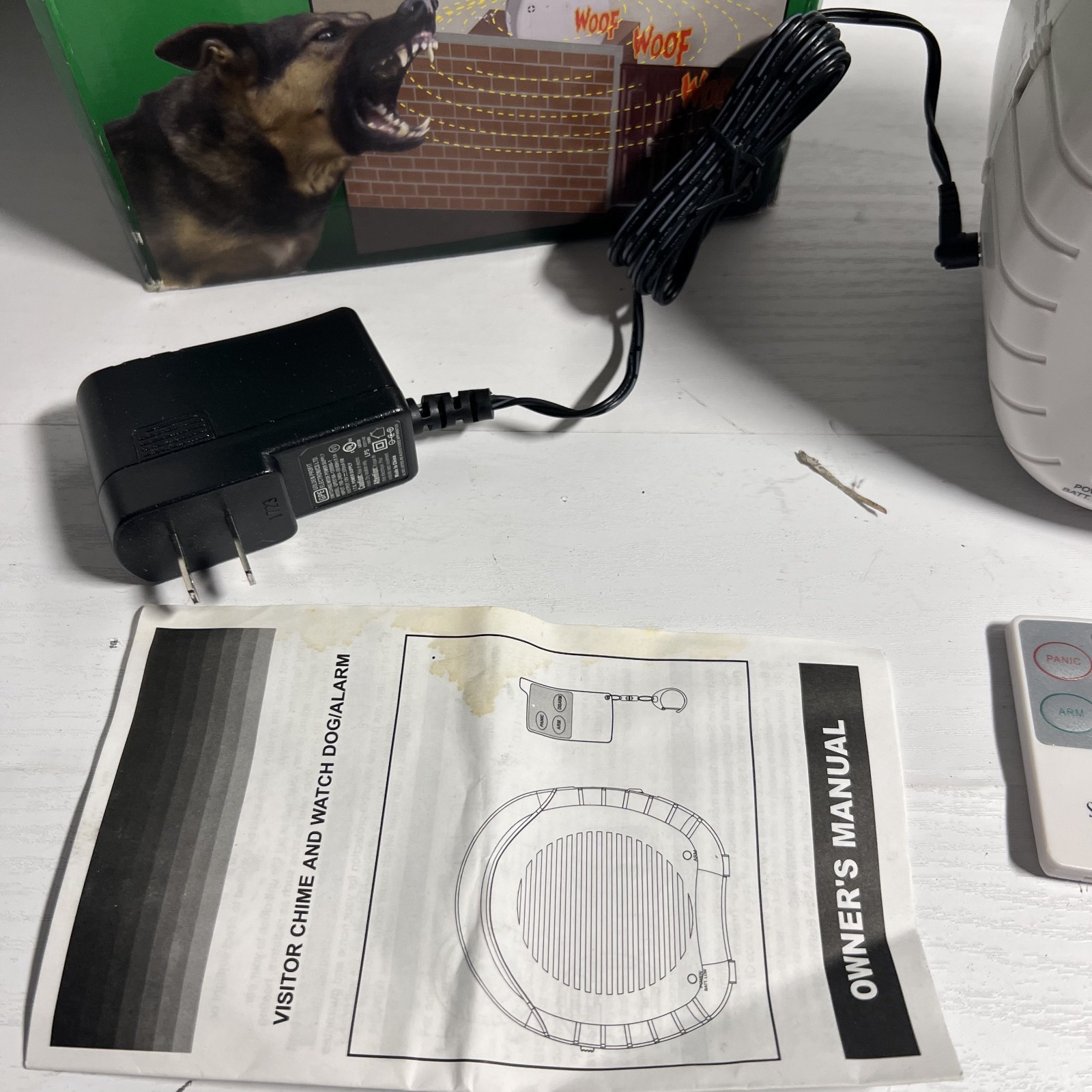 Barking Watch Dog Alarm Home/Office Security Burglar Safety System 2 Remote