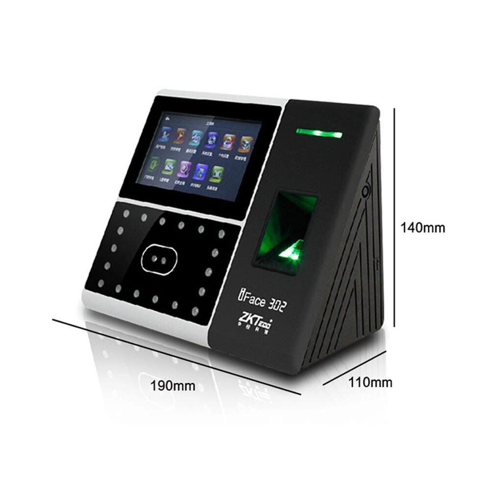 iFacial+ Finger TCP/IP Biometric Fingerprint Time Clock Access Control /iface302