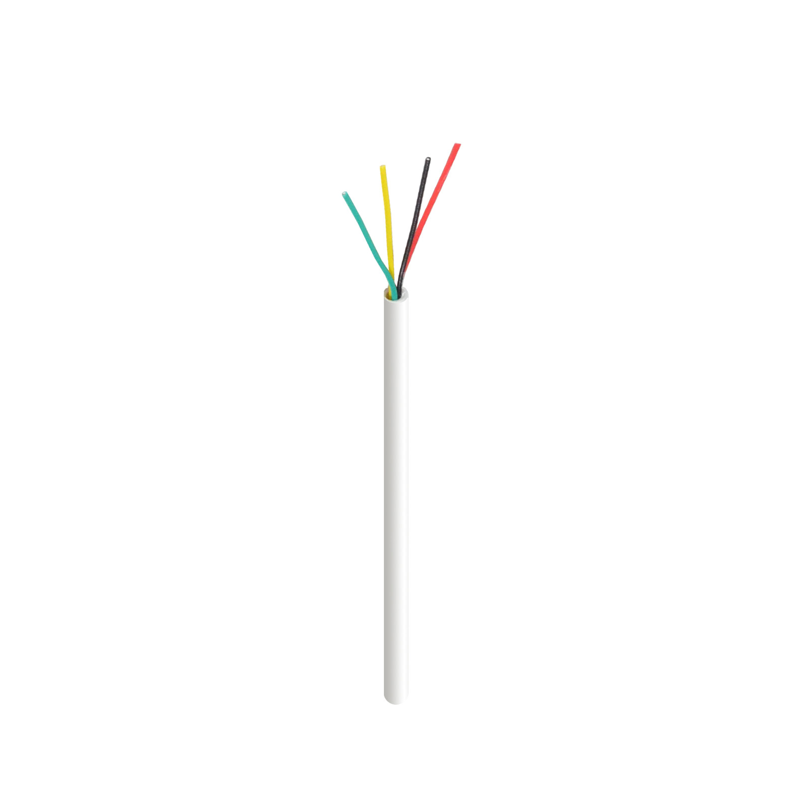 Security Wire Burglar Alarm 22/4 Cable 500FT Solid White 500′ Speaker Cable