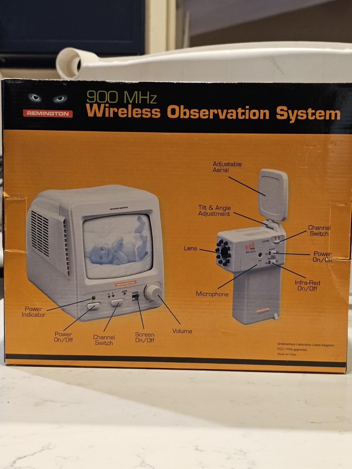 Vintage New Old Stock Remington 900 Mhz Wireless Observation System Infrared