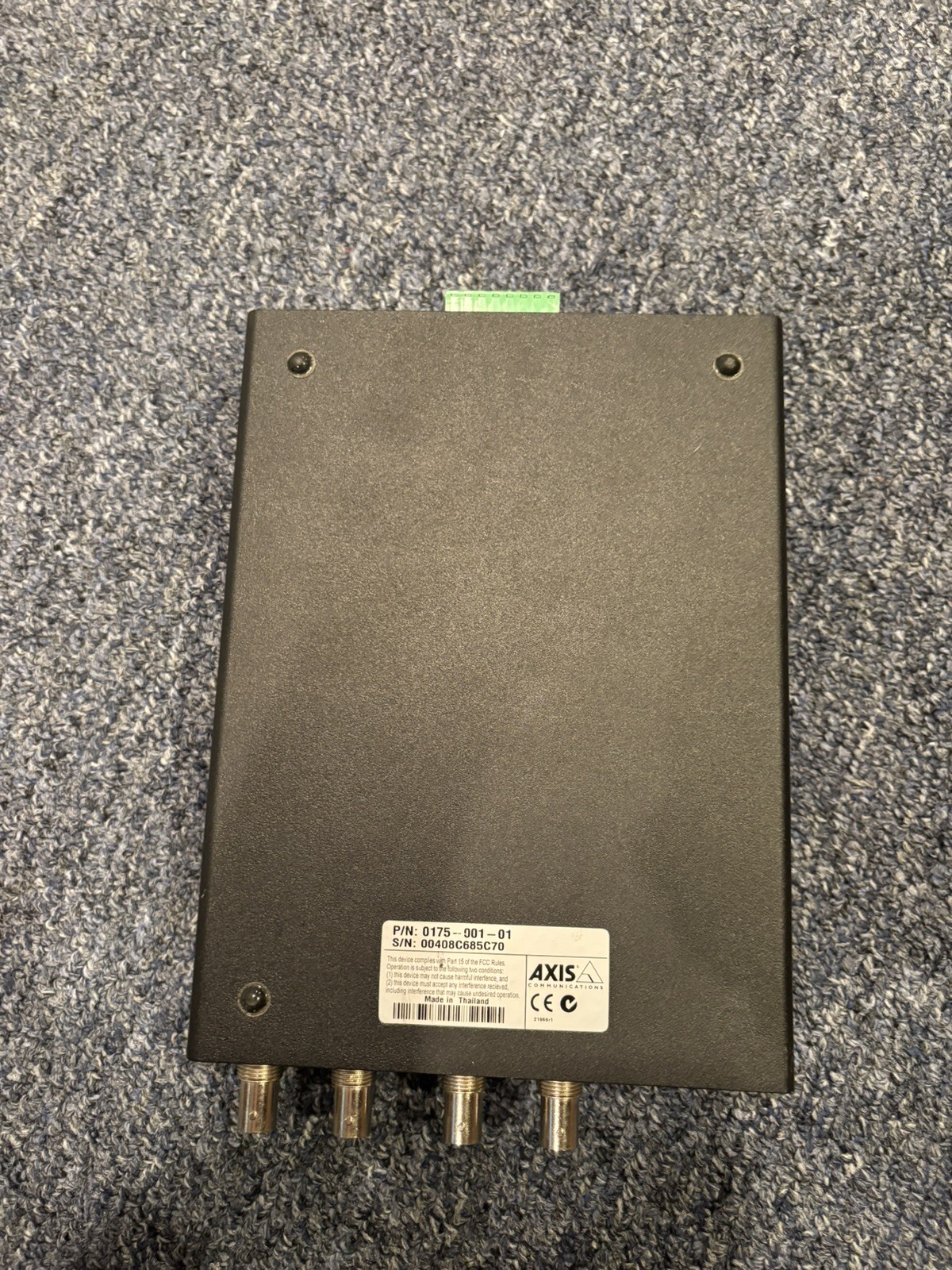 AXIS 2400 Video Server 4-Channel Camera Network Encoder NOT TESTED