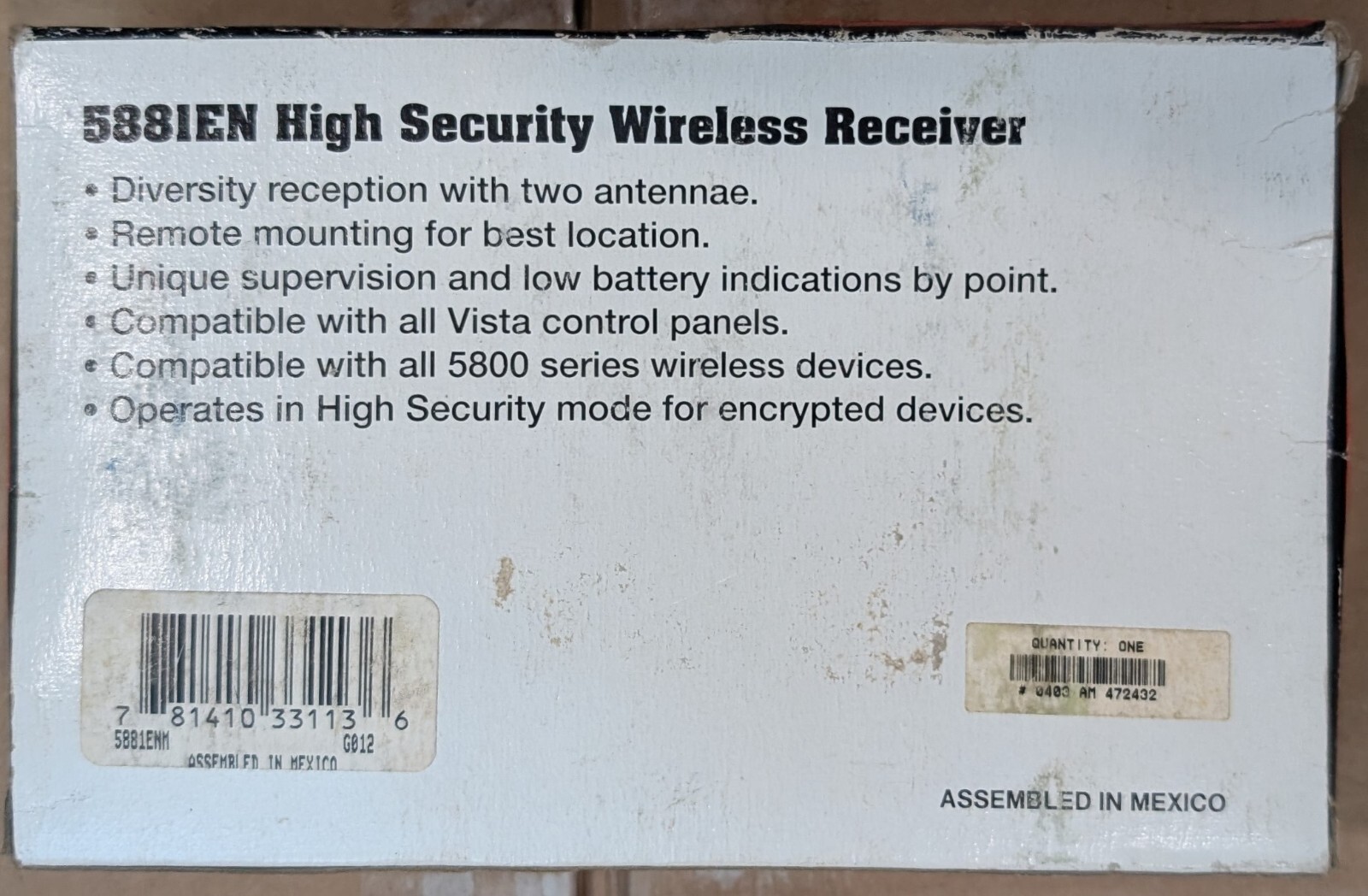 Ademco 5881EN High Security Wireless Receiver – SAME DAY SHIPPING