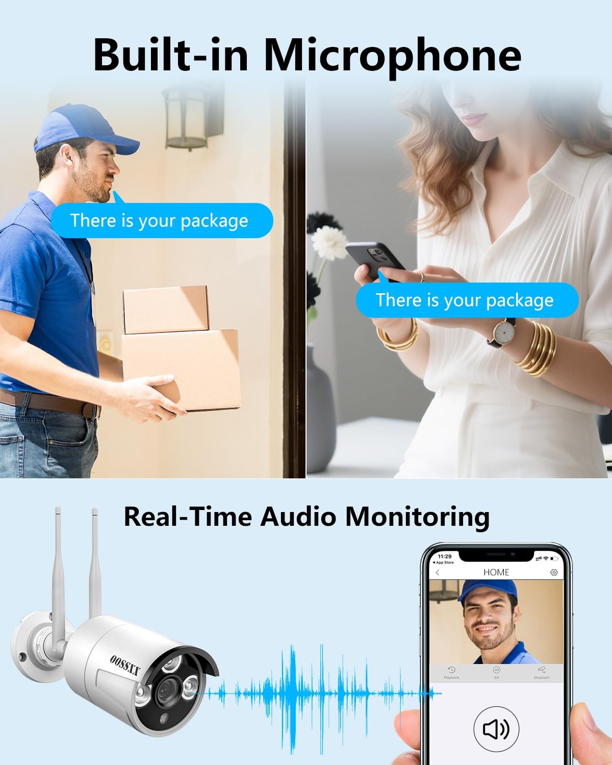 (2026 Update) Wireless WiFi Outdoor Security Camera System, IP67 Waterproof D…