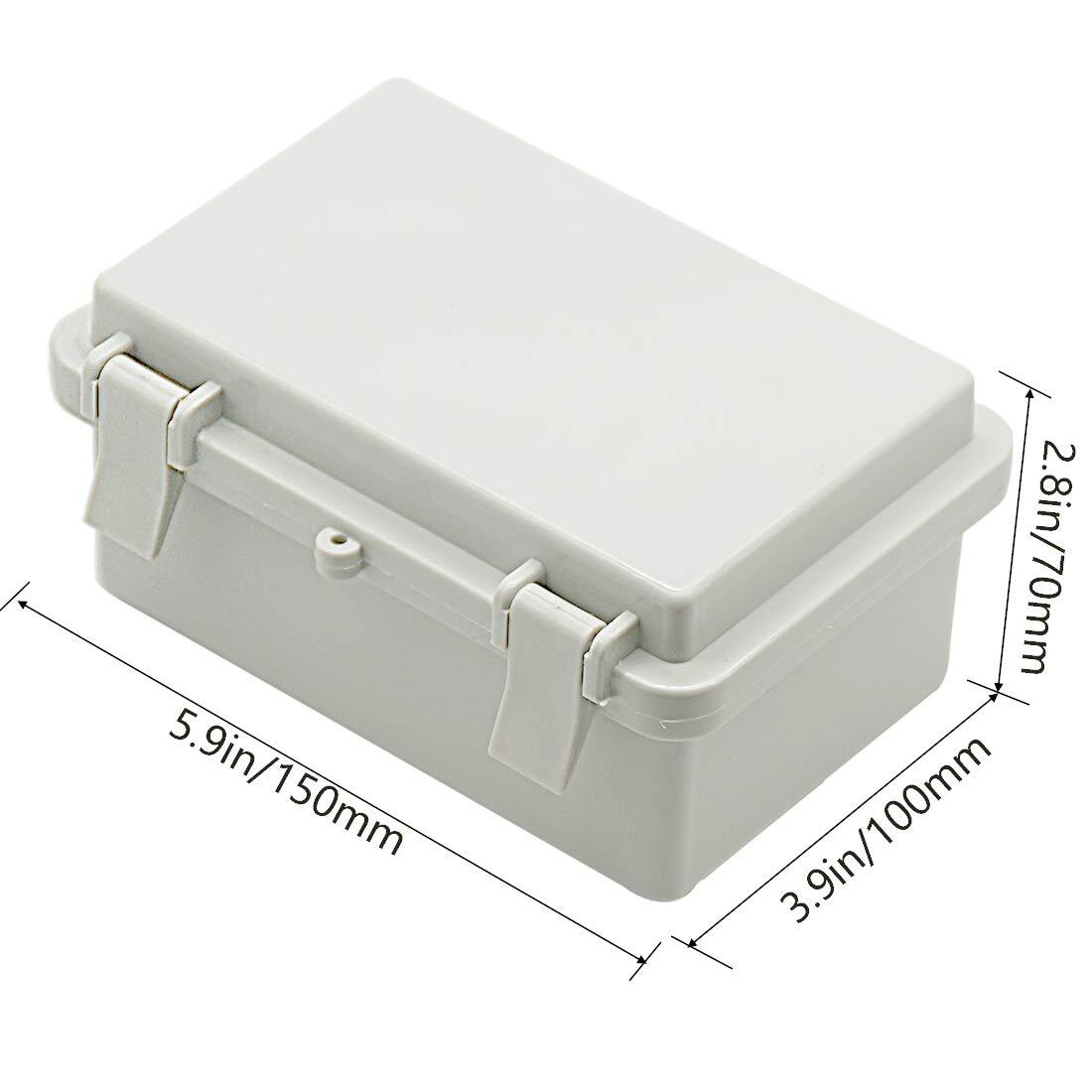 Zulkit IP65 Waterproof ABS Plastic 5.9" x 3.9" x 2.8", Grey
