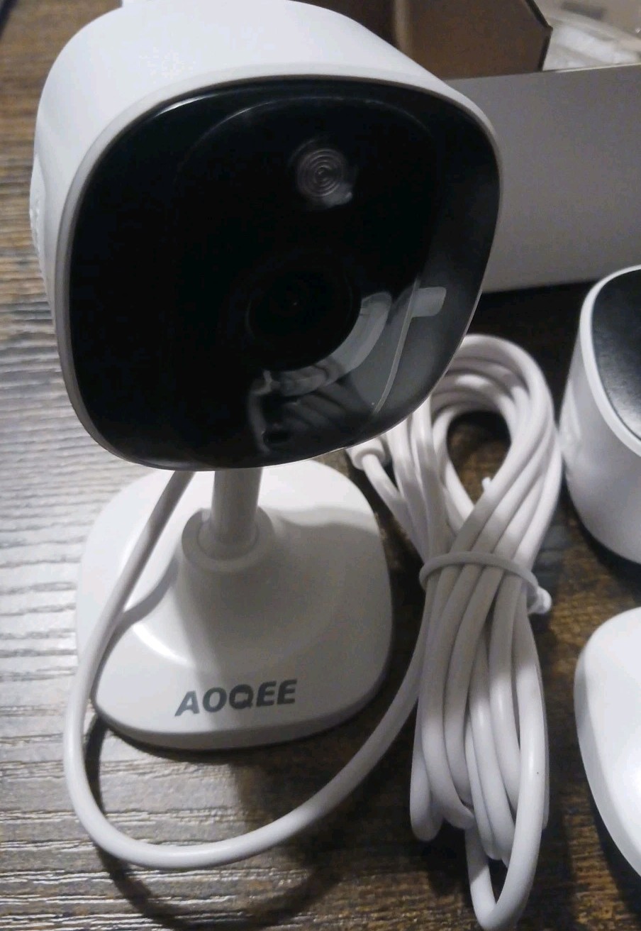 Indoor/ Outdoor Camera 2PCS 2K Security Cameras WiFi Video Night Vision