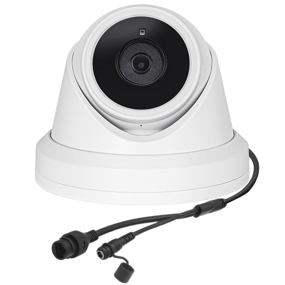 VIKYLIN 8CH 8POE NVR Mini Turret IR30M 8MP 4K IP Security CAMERA Systems MIC Lot
