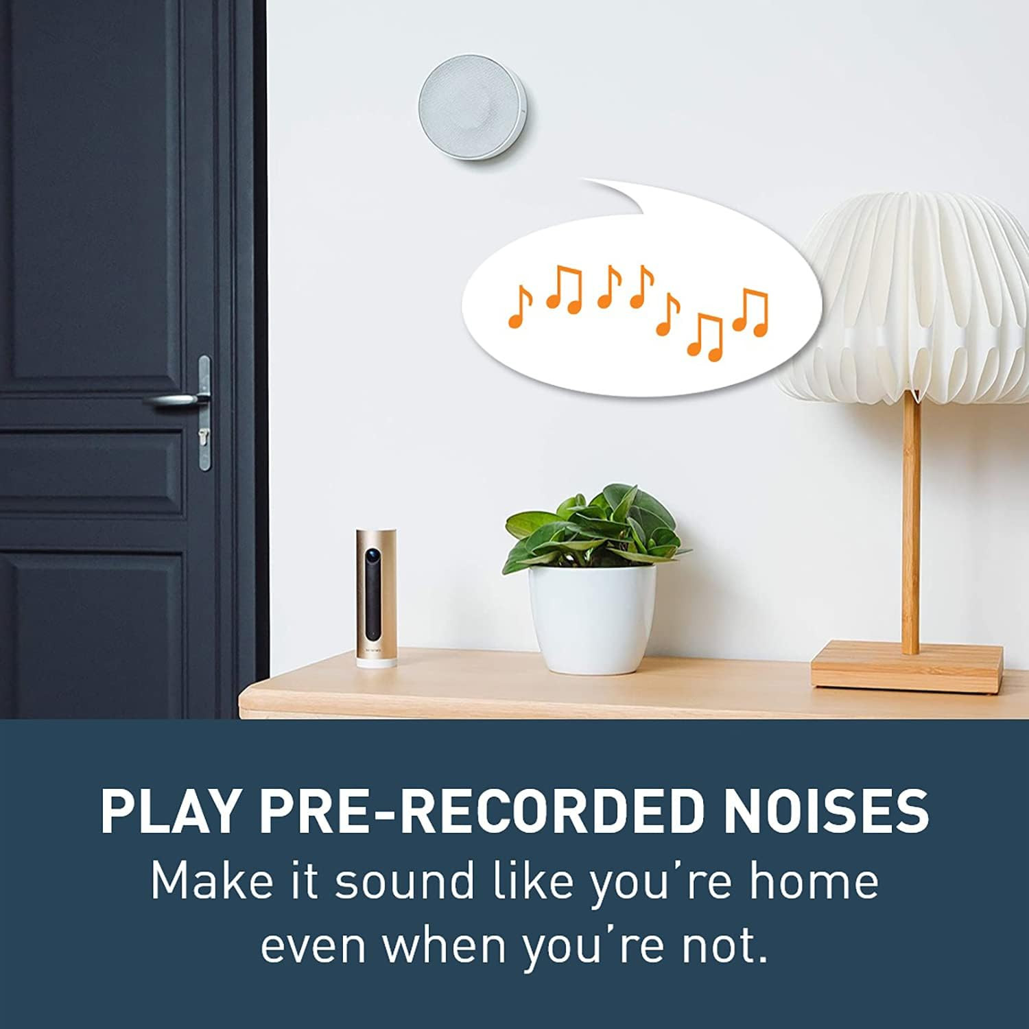 Smart Indoor Siren | Wireless 110 Decibel Siren | Auto Arm & Disarm | Easy Insta