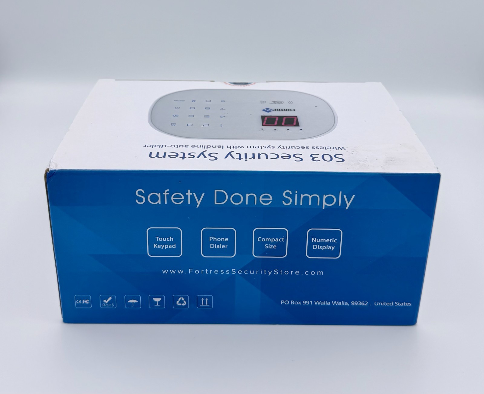 Fortress S03 Security System w/ Landline Dialer New Sealed – 30 DAY WARRANTY
