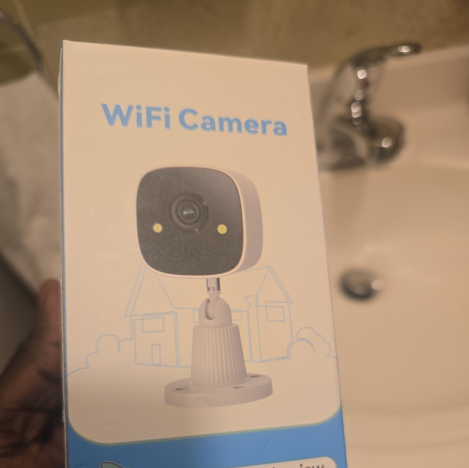 JENNOV 2.4G Wifi Indoor/Outdoor IP Wired Security Camera 3MP Night Vision Audio