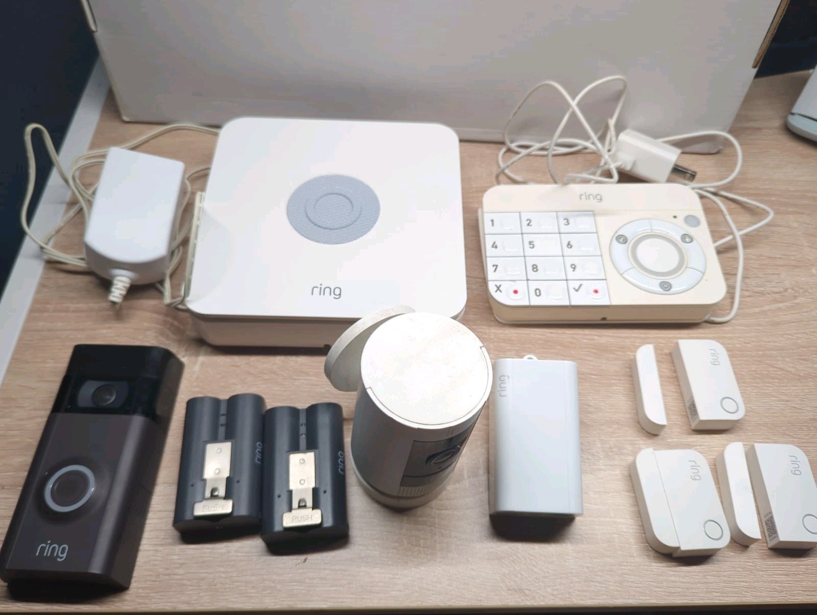 Ring Alarm Home Security System (Used) Base + Doorbell + Extra Camera + More!