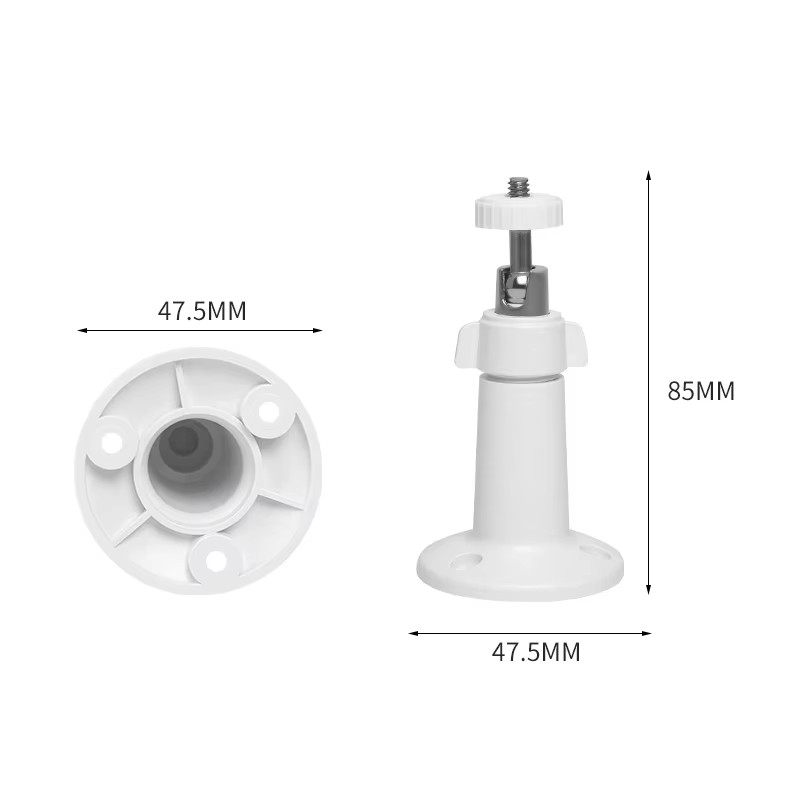Adjustable Metal Wall Mount Compatible with Arlo, Arlo Pro White 1pcs