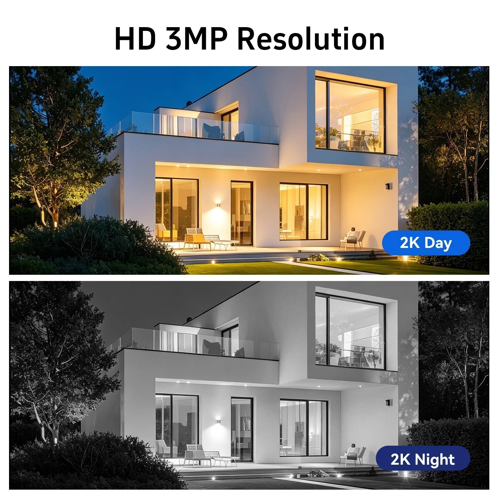 Solar Wireless Home Outdoor CCTV Security Camera System 5G WIFI NVR Monitor 500G