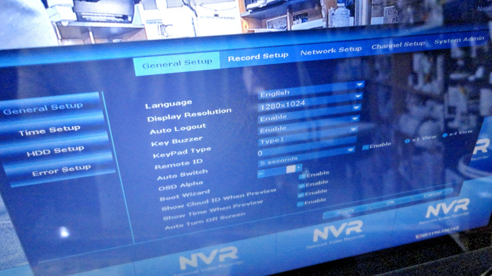 Wifi Security Camera System – 4 Cameras w/ Monitor – Tested / Nice Clear Images!