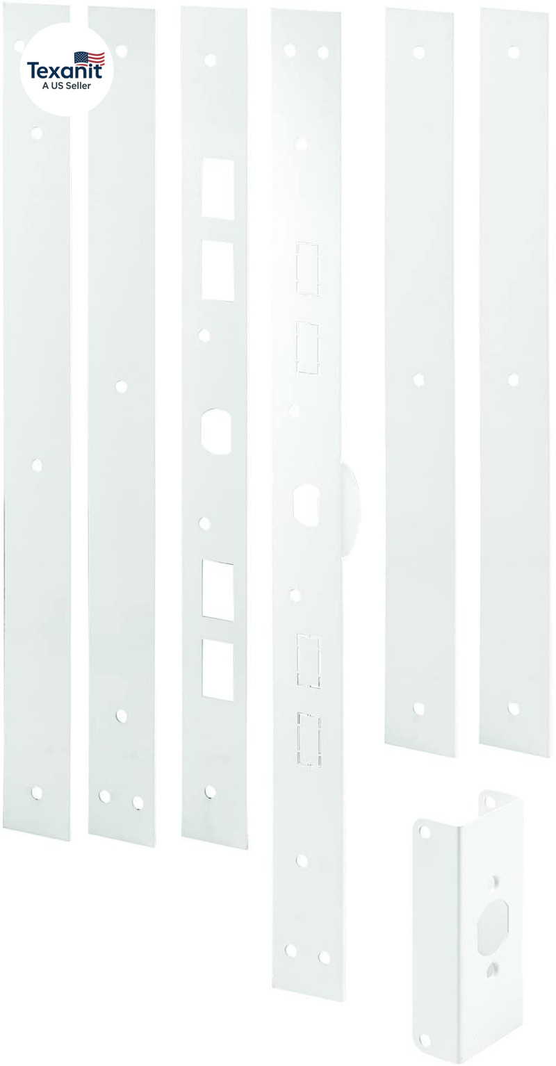 U 11026 Jamb Repair and Reinforcement Kit, 59-1/2 In. Installed, Steel Construct