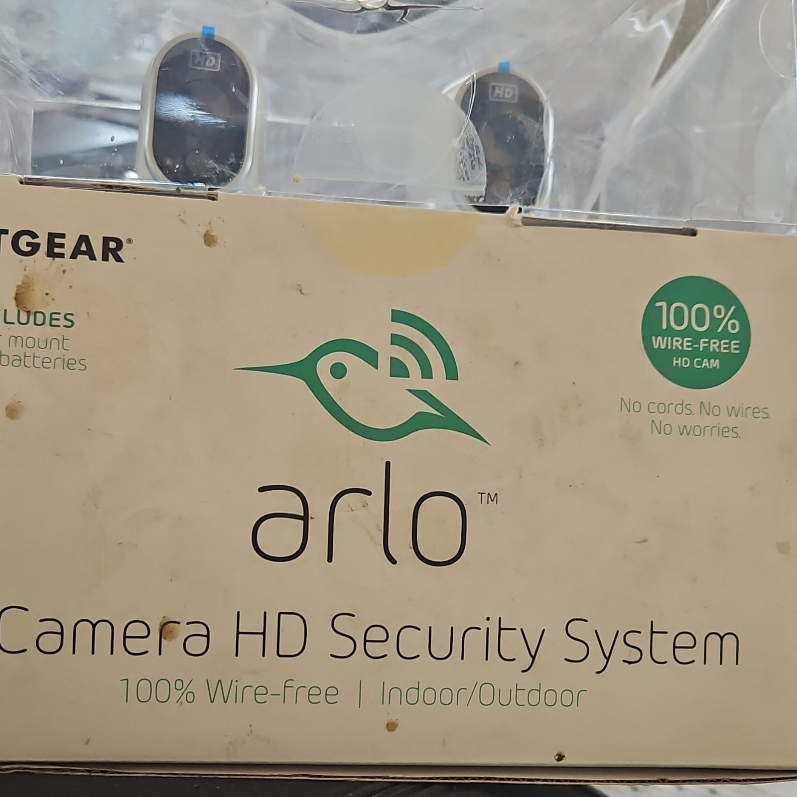 NETGEAR Arlo VMS3230C 2 Wireless HD Cameras Night Vision Indoor/Outdoor